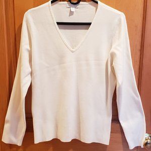 Charter Club Women's V-Neck, Pullover, Long Sleeve Sweater, Size:  XL